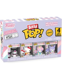 Pack de 4 Funko Bitty Pop! Sanrio Kuromi Modelo 85715