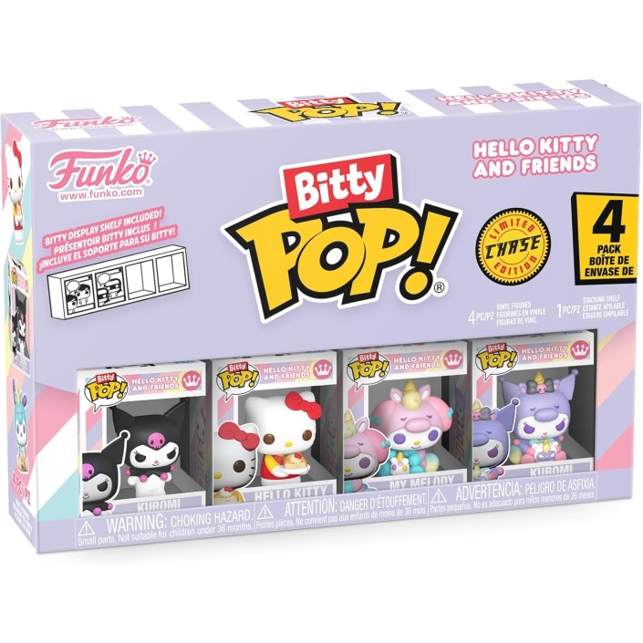 Pack de 4 Funko Bitty Pop! Sanrio Kuromi Modelo...