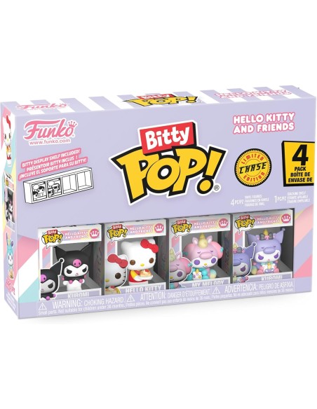 Pack de 4 Funko Bitty Pop! Sanrio Kuromi Modelo 85715