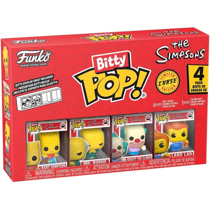 Pack de 4 Funko Bitty Pop! Los Simpsons Bart...