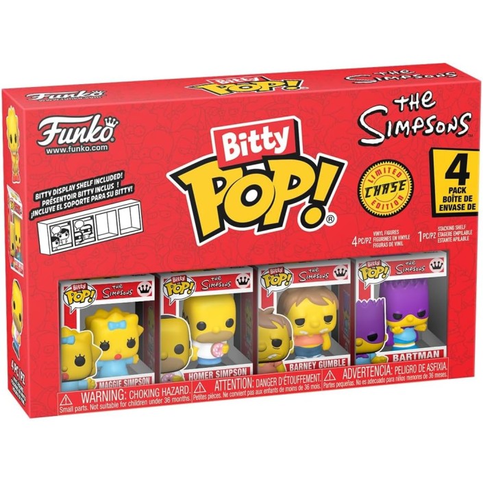 Pack de 4 Funko Bitty Pop! Los Simpsons Maggie...