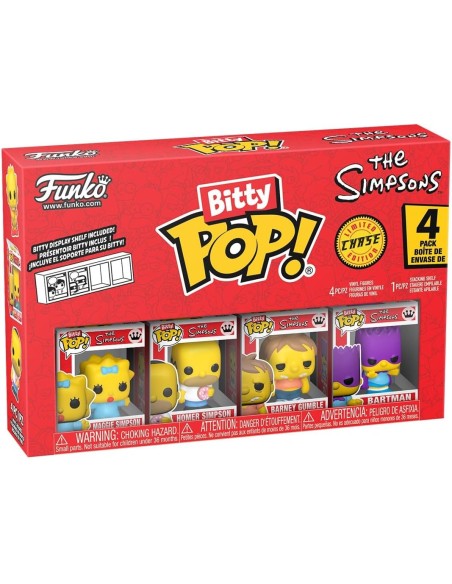 Pack de 4 Funko Bitty Pop! Los Simpsons Maggie Modelo 85709