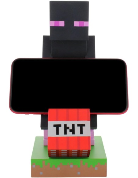 Soporte de sujeción Cable Guys para mando y/o teléfono móvil Modelo Minecraft Enderman