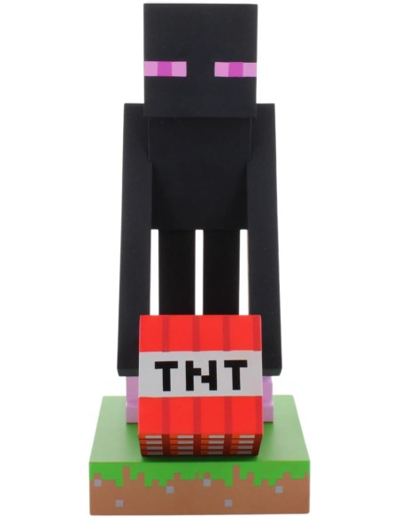 Soporte de sujeción Cable Guys para mando y/o teléfono móvil Modelo Minecraft Enderman