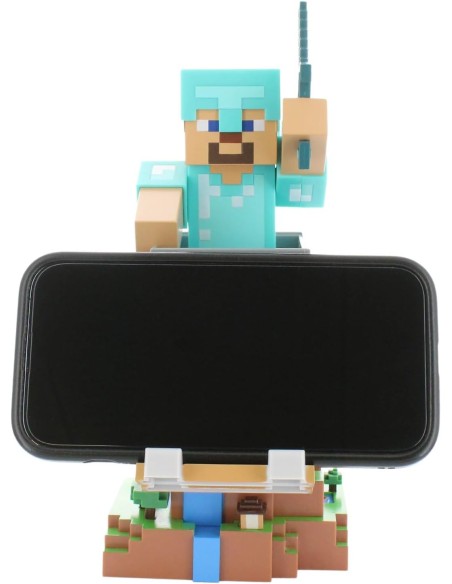 Soporte de sujeción Cable Guys para mando y/o teléfono móvil Modelo Steve in Diamond Armour