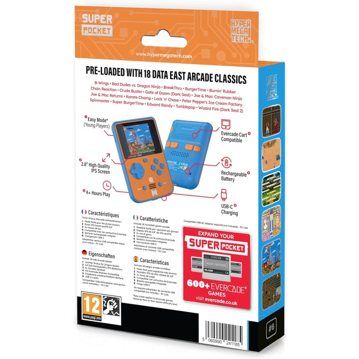 Videoconsola Retro HyperMegaTech! Super Pocket...