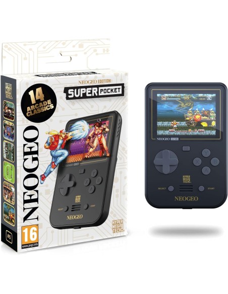 Videoconsola Retro HyperMegaTech! Super Pocket Neogeo Edition