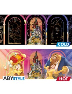 Taza Térmica de Cerámica Abystyle Disney Modelo Bella y... 2