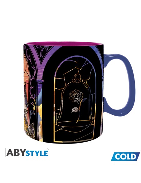 Taza Térmica de Cerámica Abystyle Disney Modelo Bella y Bestia