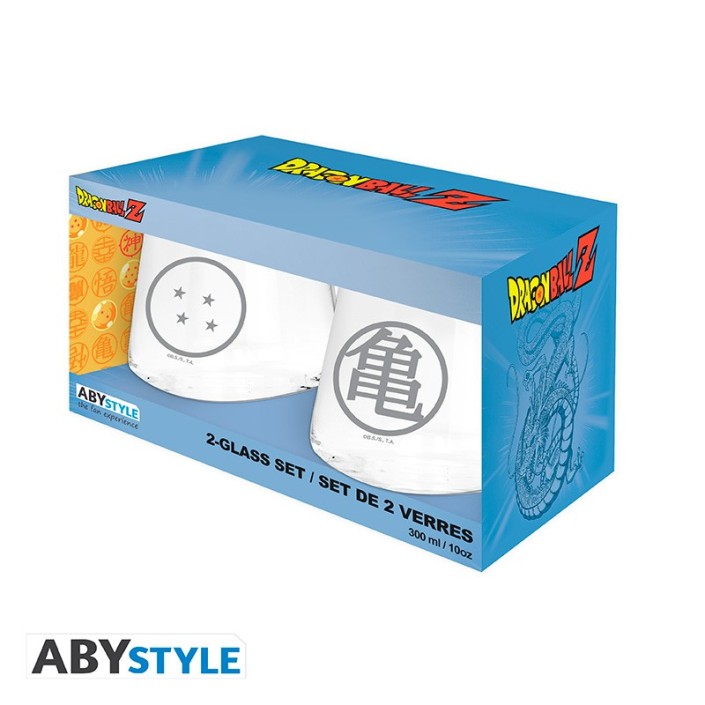 Set de 2 Vasos Abystyle Dragon Ball Modelo Kame...