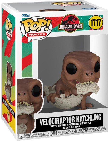 Figura Funko Pop! Películas Jurassic Park Velociraptor Hatchling Modelo 1717 | 75987