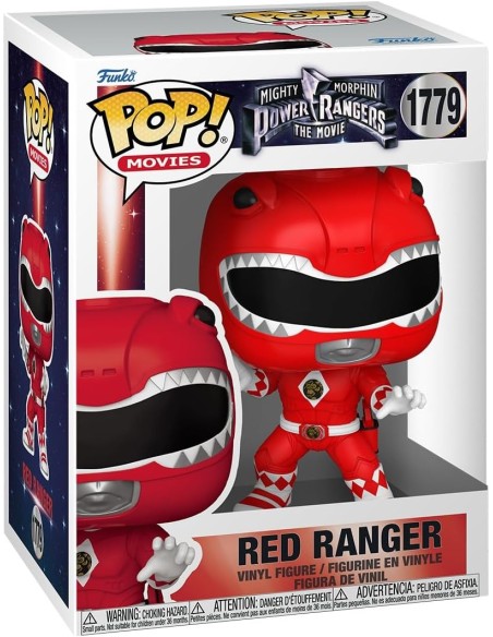 Figura Funko Pop! Televisión Power Rangers Ranger Rojo Modelo 1779 | 81197
