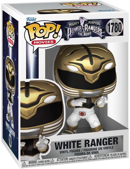 Figura Funko Pop! Televisión Power Rangers Ranger Blanco Modelo 1780 | 81198