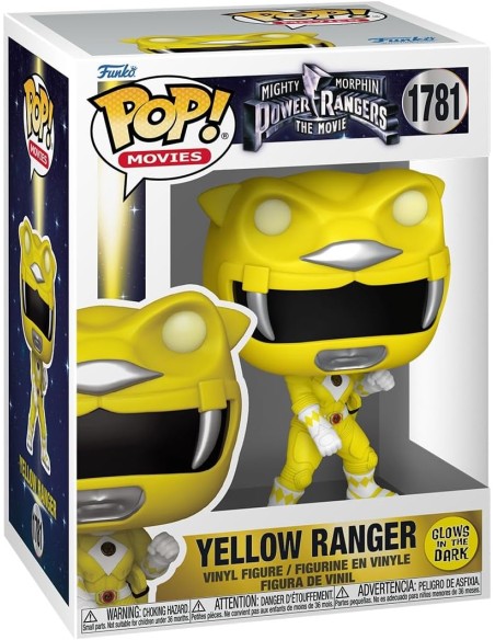 Figura Funko Pop! Televisión Power Rangers Ranger Amarillo Modelo 1781 | 81199