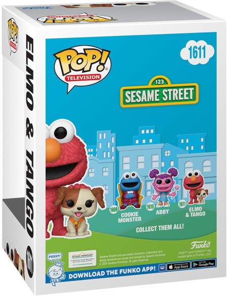 Figura Funko Pop! Barrio Sésamo Elmo y Tango Modelo 1611 | 80143
