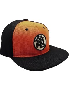 Gorra Abystyle Dragon Ball Modelo Kame Color Naranja y Negro