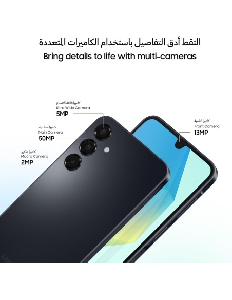 Samsung Galaxy A16 de 6.7" 128Gb | 4GB Ram | Dual SIM | Negro