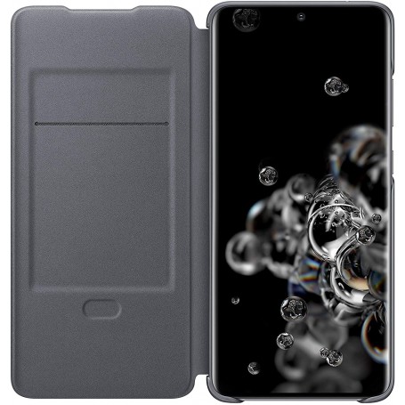 Funda Samsung para Galaxy S20 Ultra Led View Gris Modelo EF-NG988PJ Nuevo