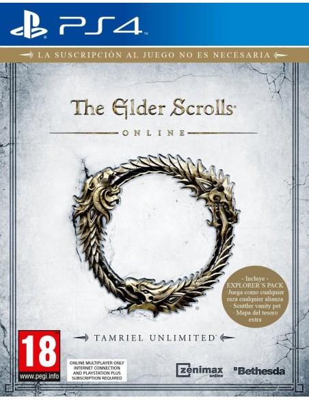 Juego The Elder Scrolls Online Tamriel Unlimited para Playstation 4 | PS4 | Outlet Caja Abierta