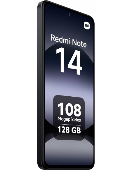 Xiaomi Redmi Note 14 de 6.67" 6 + 128Gb 4G y 6GB Negro Midnight Black