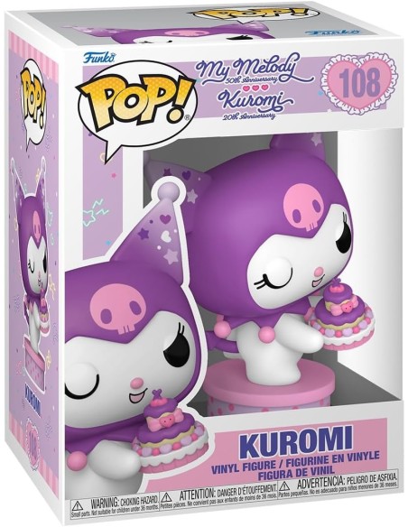 Figura Funko Pop! My Melody 50 Aniversario Kuromi Modelo 108 | 87169