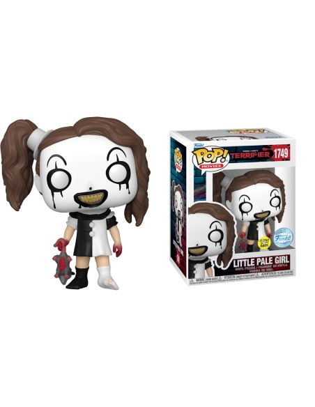 Figura Funko Pop! Películas Terrifier Little Pale Girl Modelo 1749 | 84459 Edición Especial Brilla en la Oscuridad