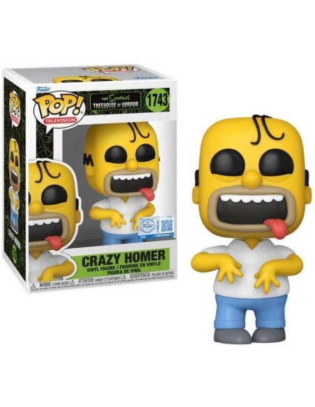 Figura Funko Pop! Los Simpsons La Casa del Árbol del Terror Homer Loco Modelo 1743 | 87247