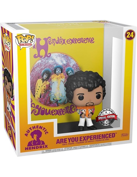 Figura Funko Pop! Albums Jimi Hendrix Are You Experienced Modelo 24 | 58899 Edición Especial
