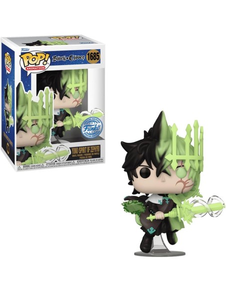 Figura Funko Pop! Animación Black Clover Yuno (Spirit of Zephyr) Modelo 1685 | 82168 Edición Especial