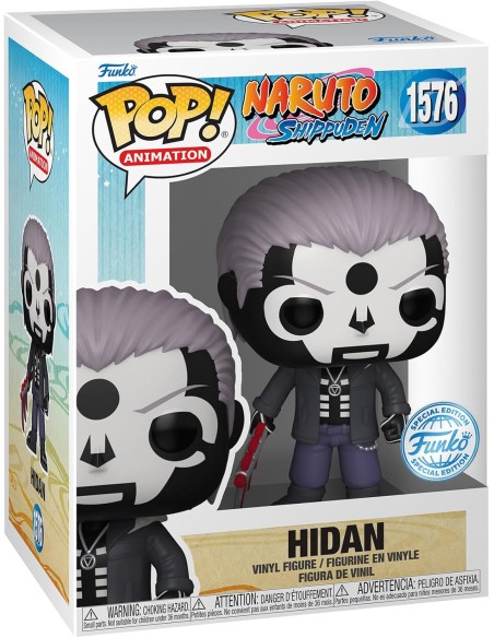 Figura Funko Pop! Naruto Shippuden Hidan Modelo 1576 | 77158 Edición Especial
