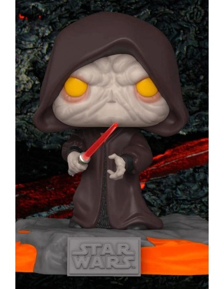 Figura Funko Pop! Star Wars Red Saber Series Volume 1 Darth Sidious Modelo 519 | 63293 Edición Especial Brilla en la oscuridad
