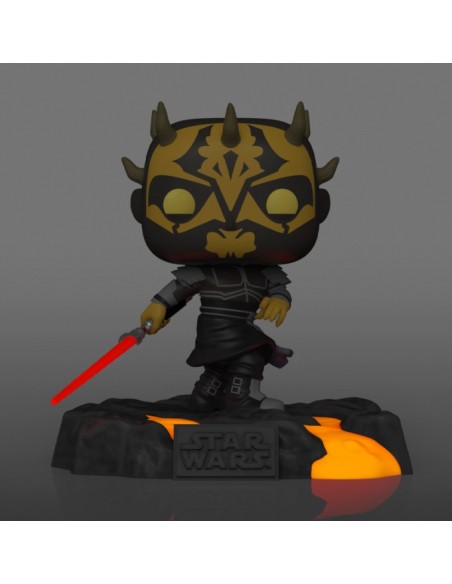 Figura Funko Pop! Star Wars Red Saber Series Volume 1 Savage Opress Modelo 521 | 63295 Edición Especial Brilla en la oscuridad