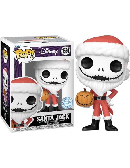 Figura Funko Pop! Disney Pesadilla antes de Navidad Santa Jack Modelo 1530 | 82861 Edición Especial