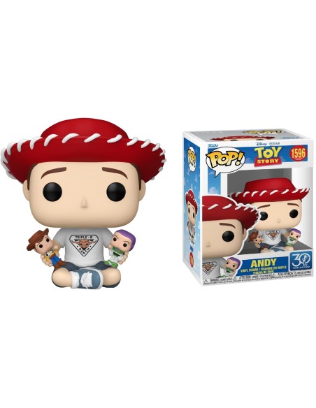 Figura Funko Pop! Disney Toy Story 30 Aniversario Andy Modelo 1596 | 86273