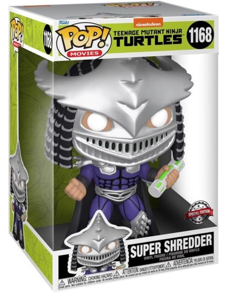 Figura Funko Pop! Nickelodeon Teenage Mutant Tortugas Ninja Super Shredder Modelo 1168 | 58835 Gigante 25 cms Edición Especial