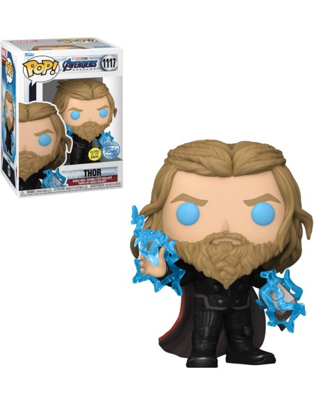 Figura Funko Pop! Marvel Avengers Thor Modelo 1117 | 64906 Edición Especial Brilla en la Oscuridad