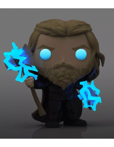 Figura Funko Pop! Marvel Avengers Thor Modelo 1117 | 64906 Chase Edición Especial Brilla en la Oscuridad