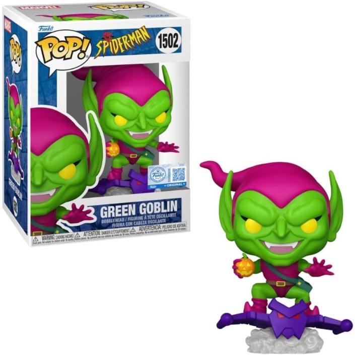 Figura Funko Pop! Marvel Spider-Man Green...