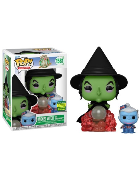 Figura Funko Pop! Películas 85 Aniversario El Mago de Oz Bruja Malvada con mono alado  Modelo 1581 | 78305 Edición Limitada