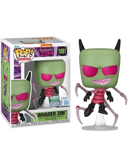 Figura Funko Pop! Televisión Nickelodeon Invader Zim Modelo 1881 | 85291 Edición Limitada Convención Wondrous 2025