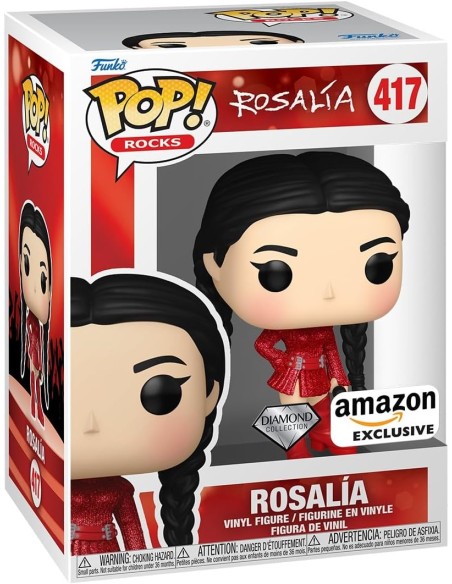 Figura Funko Pop! Rocks Rosalía Modelo 417 Diamond Collection | 78032 Edición Exclusiva