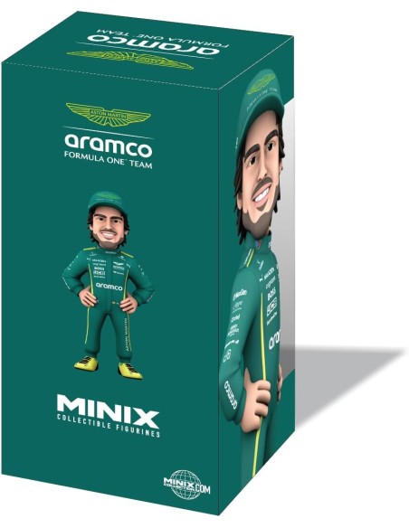 Figura Minix Formula 1 Aston Martin Fernando Alonso Modelo 107