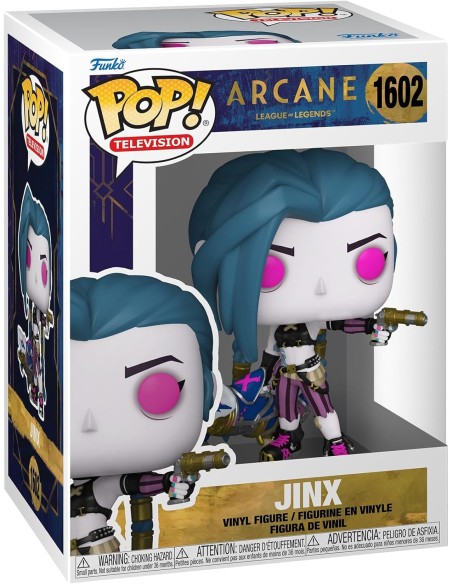 Figura Funko Pop! Televisión Arcane League of Legends Jinx Modelo 1602 | 75649