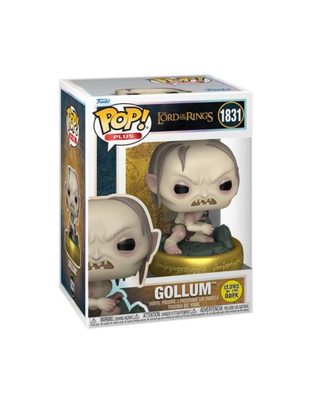 Figura Funko Pop! Plus Películas El Señor de los Anillos Gollum Modelo 1831 | 86429 | Brilla en la Oscuridad
