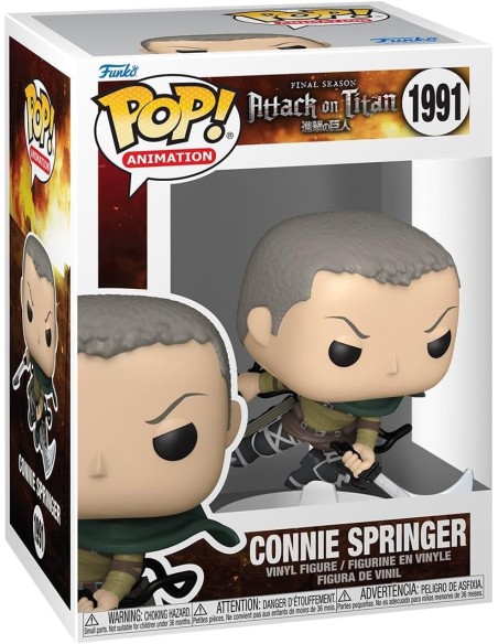 Figura Funko Pop! Animación El Ataque de los Titanes Connie Springer Modelo 1991 | 80370