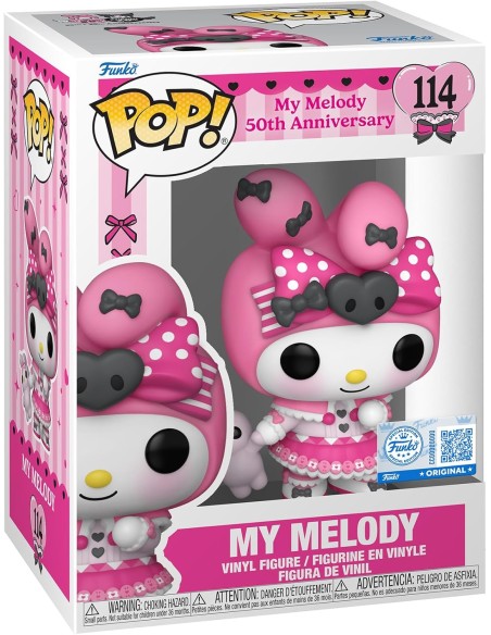 Figura Funko Pop! My Melody 50 Aniversario My Melody Modelo 114 | 88861 Edición Especial