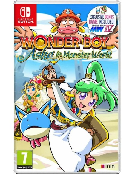 Juego Wonder Boy Asha in Monster World Edición Coleccionista Limitada para Nintendo Switch