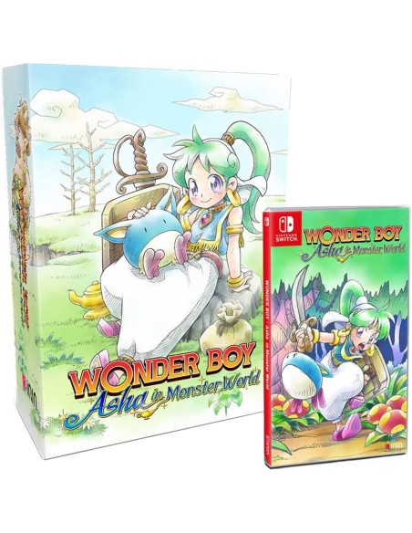 Juego Wonder Boy Asha in Monster World Edición Coleccionista Limitada para Nintendo Switch