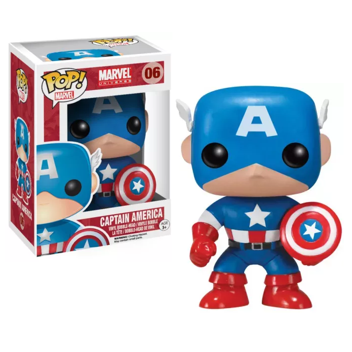 Figura Funko Pop! Marvel Capitán América Modelo...