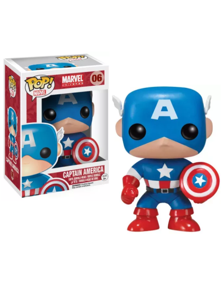 Figura Funko Pop! Marvel Capitán América Modelo 06 | 02224